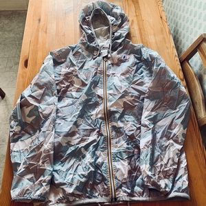 ❌SOLD❌ K-WAY windbreaker jacket in light camo